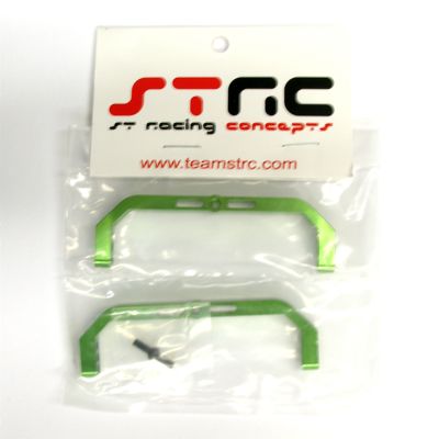 STRC Aluminum Lateral Chassis Braces (Green)