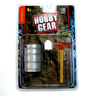 Hobby Gear 1:10 Scale Accessories (Keg, Axe, Pick Axe)