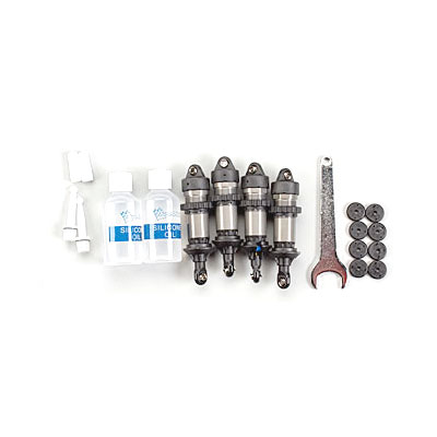 Traxxas Shocks GTR Hard Anodized Teflon Coated Bodies w/ Tin Shafts (4pcs.)(no springs)
