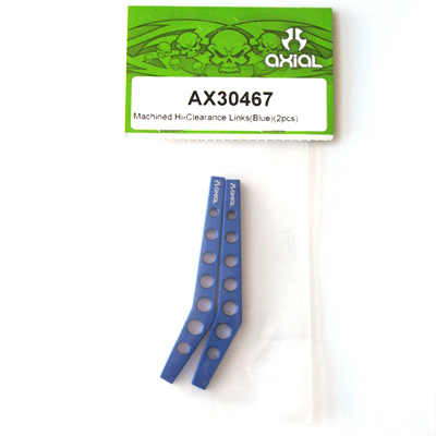 Axial Machined Hi-Clearence Links (Blue) (2pcs) AX30467