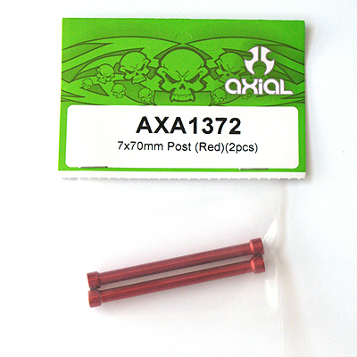 Axial 7x70mm Post (Red) (2pcs.) AXA1372