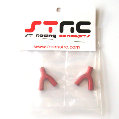 STRC Aluminum Upper Suspension Link Mount (1 Pair - Red)