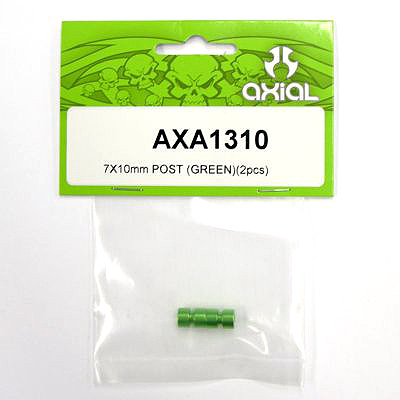7x10mm Post (Green)(2pcs.) axa1310