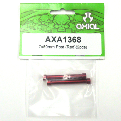 Axial 7x50mm Post (Red) (2pcs) axa1368