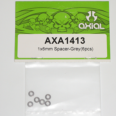 1x3x6mm Spacer (Grey) (6pcs.) axa1413