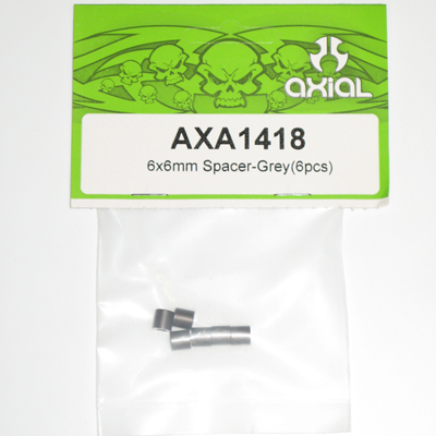6x3x6mm Spacer (Grey) (6pcs.) axa1418