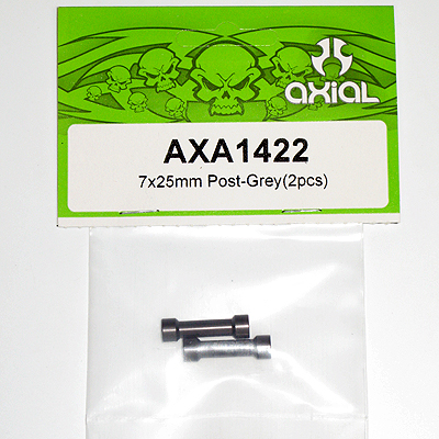Axial 7x25mm Post (Grey) (2pcs) axa1422