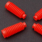 RC4WD Red Scale Shock Boots (4)