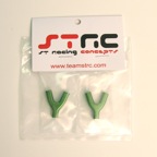 STRC Aluminum Upper Suspension Link Mount (1 Pair - Green)