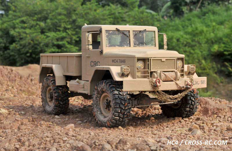 HC4 Off Road Military Truck Kit, 1/10 Scale, 4x4 