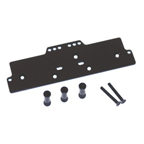 STRC Machined Alum. Adjustable 4 link front servo/battery mount (Black)
