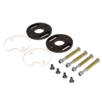 RCP Crawlers Black Anodized Adjustable Motor Mounts with Dust Cover  (1pair)