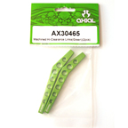 Axial Machined Hi-Clearence Links (Green) (2pcs) ax30465
