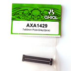 Axial 7x60mm Post (Grey) (2pcs) AXA1429