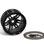 Axial Racing 40 Series Narrow Beadlocks Black  (2)