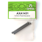 Axial 7x70mm Post (Grey) (2pcs)