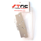 STRC Machined Alum. Adjustable 4 link front servo/battery mount (Silver)