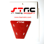 STRC Machined Aluminum Electronics Plate For AX-10 (Red) STA30497R