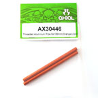 Axial Threaded Aluminum Pipe 6x106mm (Orange)(2pcs) ax30446