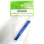 Axial Threaded Aluminum Pipe 6x106mm (Blue)(2pcs)