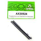 Axial Threaded Aluminum Pipe 6x91mm (Grey) (2pcs.)