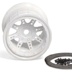Axial Racing 8 Spoke Beadlock Wheels (2) White