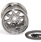 Axial Racing 8 Spoke Beadlock Wheels (2) Chrome