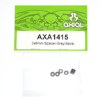 3x3x6mm Spacer (Grey) (6pcs.) axa1415