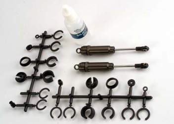 TRA2661 Hard Anodized Teflon Coated Big Bore Shocks (x-Long) (2)
