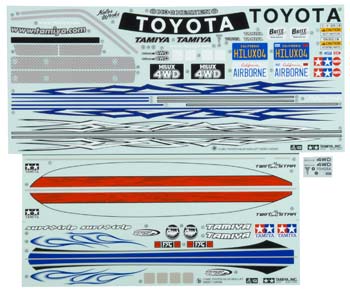Tamiya Toyota 9495521 Sticker A & B 