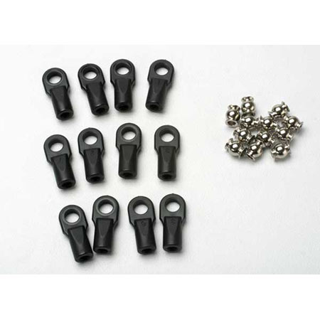 Traxxas 5347 Rod ends, Revo (large) with hollow balls (12)