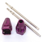 STRC Wheely King Purple Rear Axle Lock Out with Drive shafts (1 Pair)