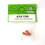 Axial 7x20mm Post (Orange)(2pcs) AXA1396