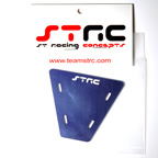 STRC Machined Aluminum Electronics Plate For AX-10 (Blue)