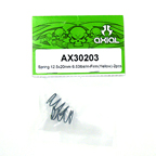 Axial Spring 12.5x20mm 6.53lbs/in-Firm (Yellow) 2Pcs.