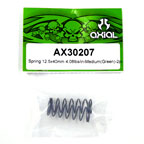 Axial Spring 12.5x40mm 4.08lbs/in-super firm (Green) 2Pcs.