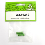 Axial 7x20mm Post (Green)(2pcs) axa1312