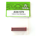 Axial 7x60mm Post (Red)(2pcs) axa1370
