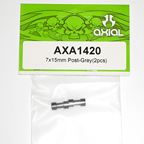 Axial 7x15mm Post (Grey) (2pcs) axa1420